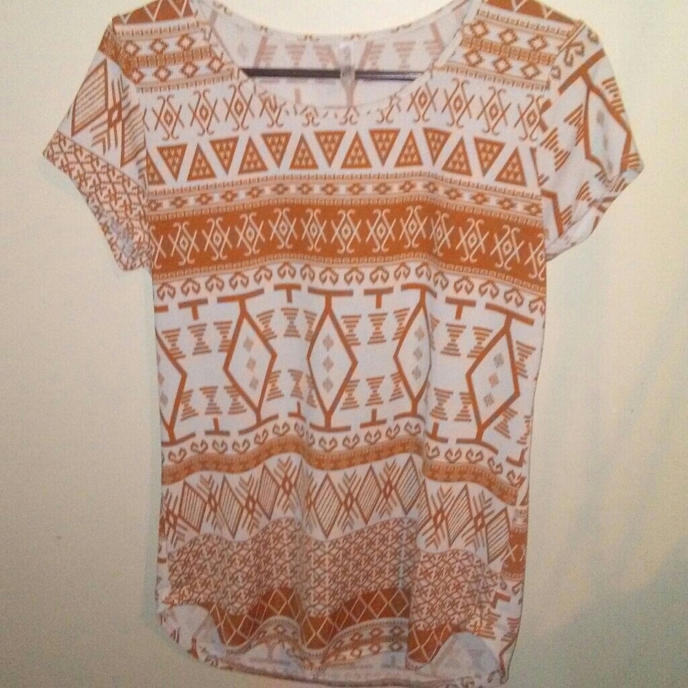 Honey and lace orange tribal